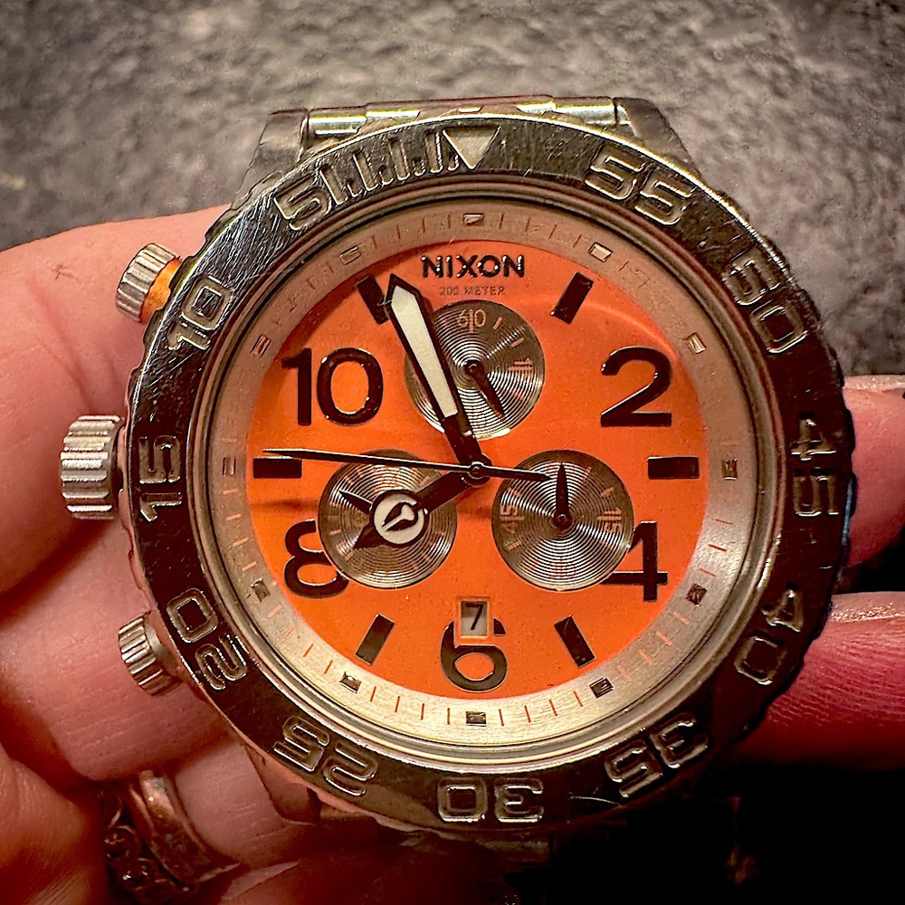 Nixon 42-20 Chrono limited edition watch.
